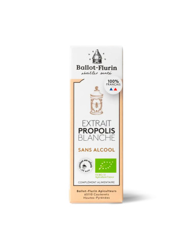 Extrait de propolis blanche - Sans alcool