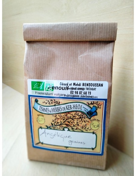 Tisane d'Angelique bio (graine) - 30g