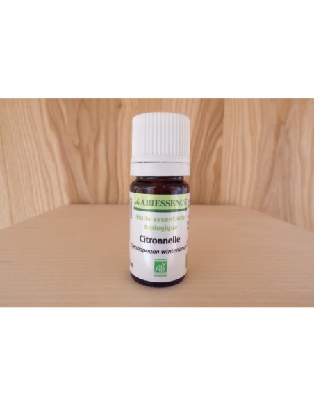 Huile essentielle biologique de Citronnelle - 10ml